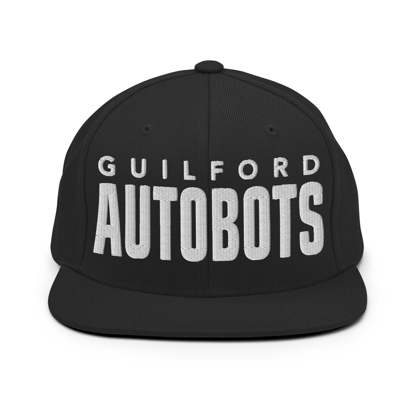 Snapback Hat | Guilford Autobots | Modern Script Logo