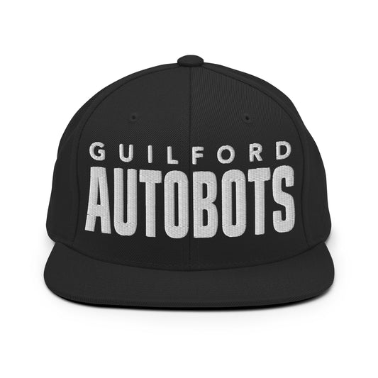 Snapback Hat | Guilford Autobots | Modern Script Logo
