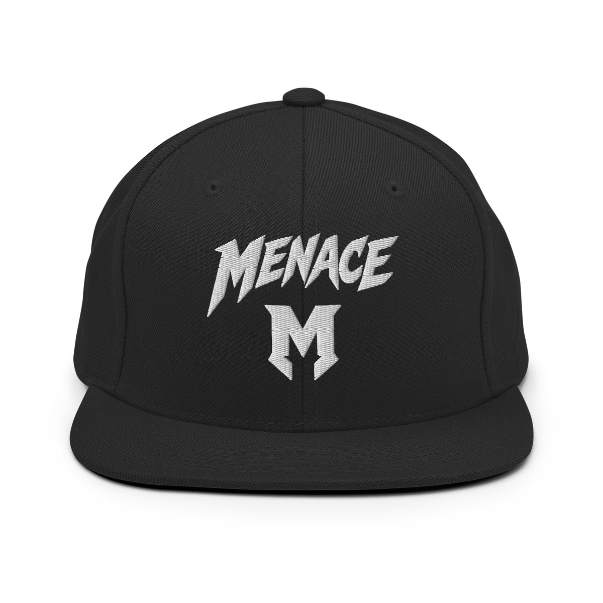 Snapback Hat | Mandan Menace | Crest Logo