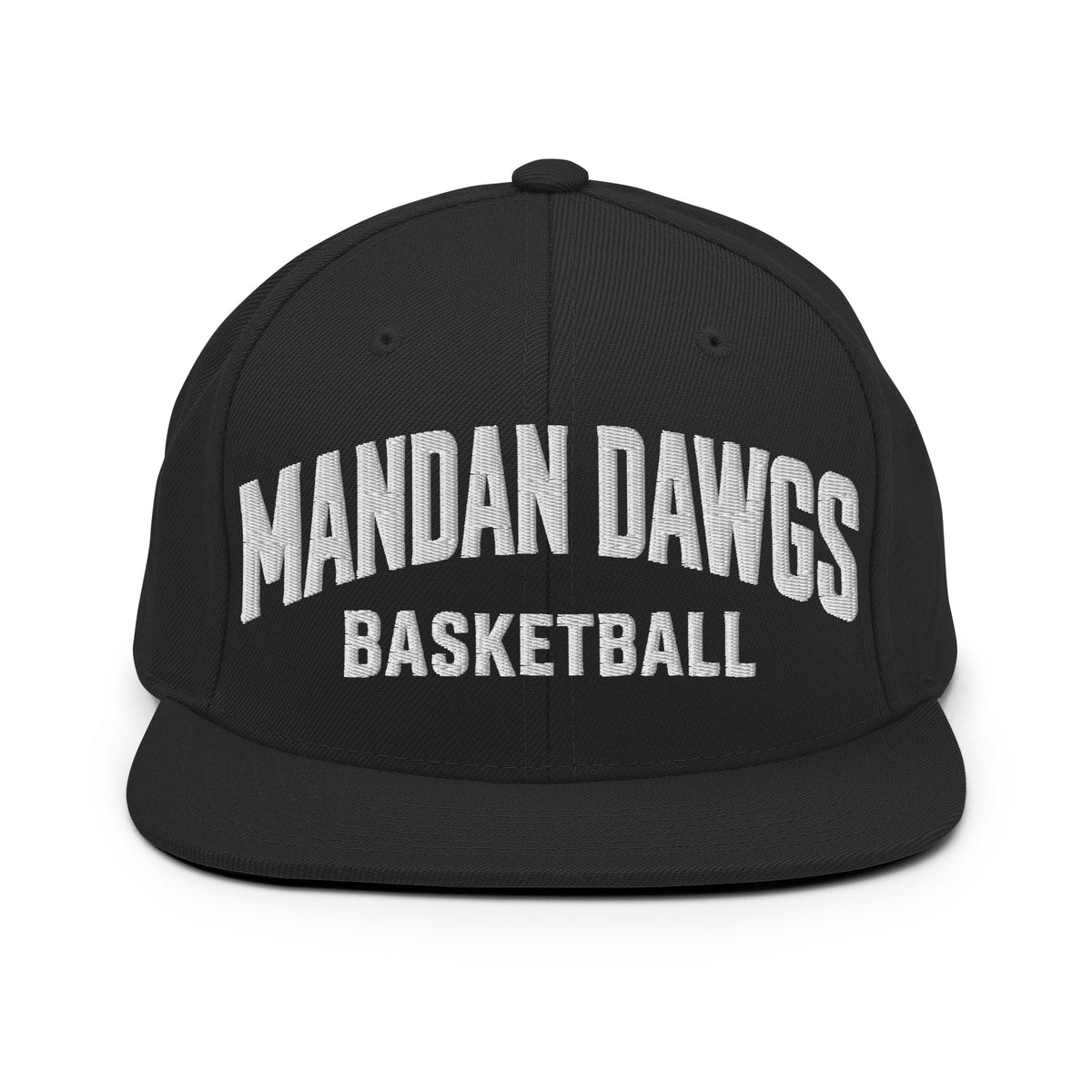 Snapback Hat | Mandan Dawgs Basketball | Crest Logo