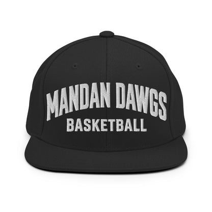 Snapback Hat | Mandan Dawgs Basketball | Crest Logo