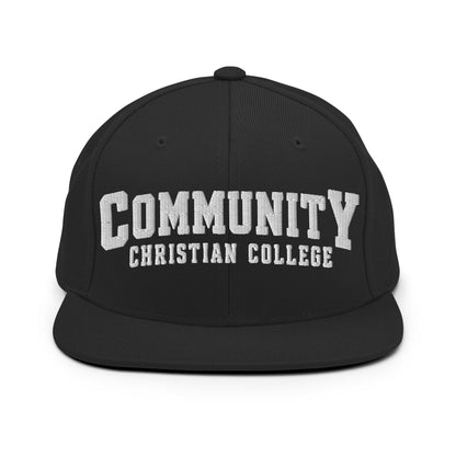 Snapback Hat | Community Christian College | Vanguard Athletic Logo