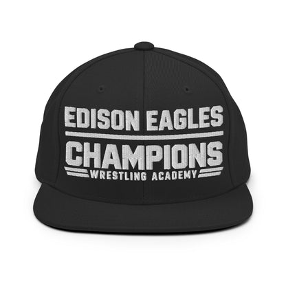 Snapback Hat | Edison Eagles/CWA Wrestling | Crest Logo