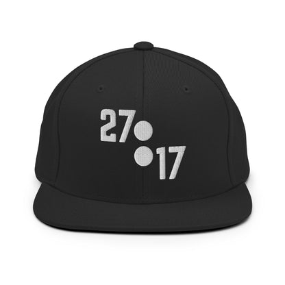 Snapback Hat | 27:17 | Emblem Logo