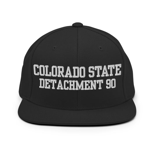 Snapback Hat | Colorado State Detachment 90 | Modern Script Logo