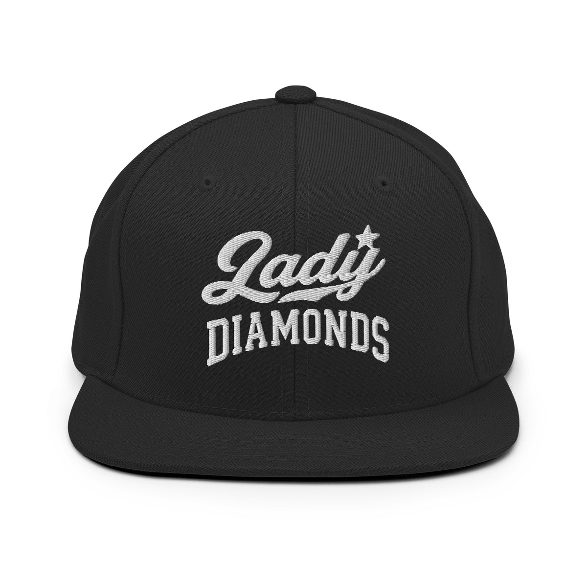 Snapback Hat | Lady Diamonds | Crest Logo