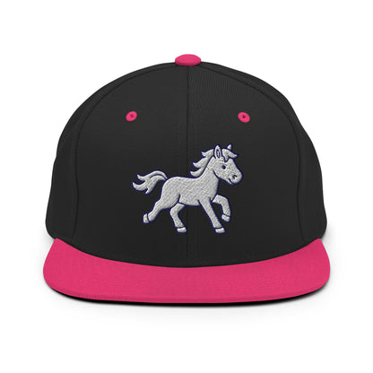 Snapback Hat | Pink Pony Athletic Club | Mascot Logo