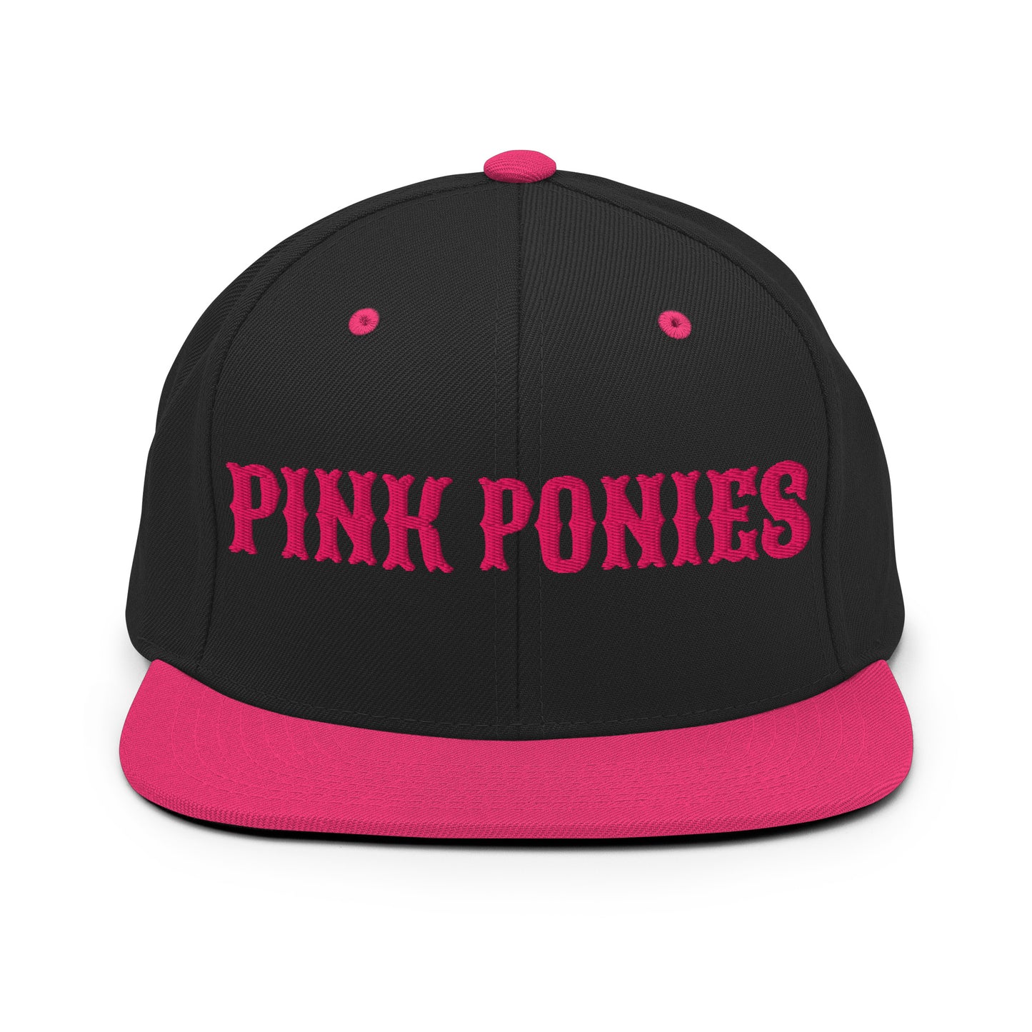 Snapback Hat | Pink Pony Athletic Club | Script Logo