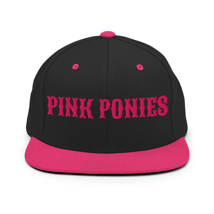 Snapback Hat | Pink Pony Athletic Club | Script Logo