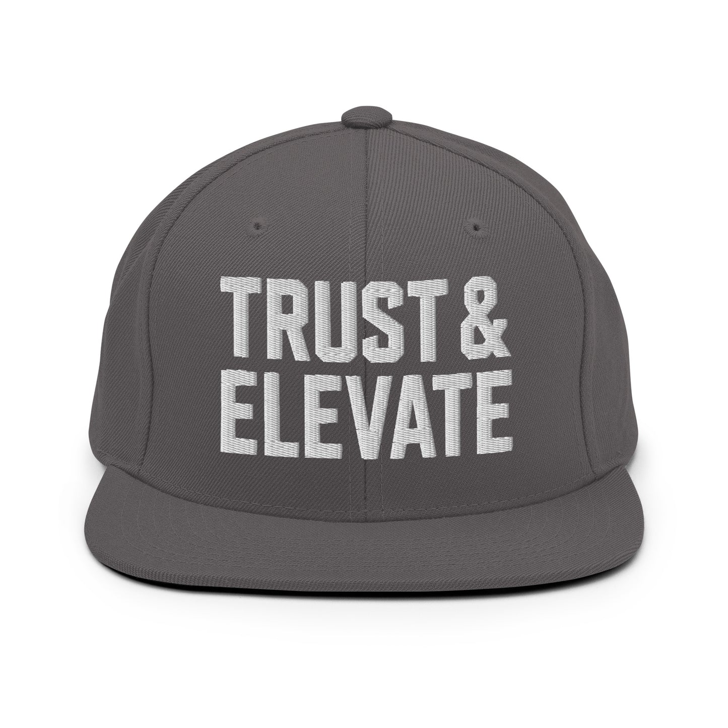 Snapback Hat | Trust & Elevate | Athletic Logo