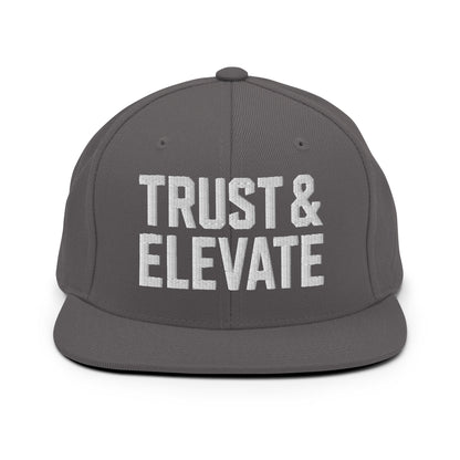 Snapback Hat | Trust & Elevate | Athletic Logo