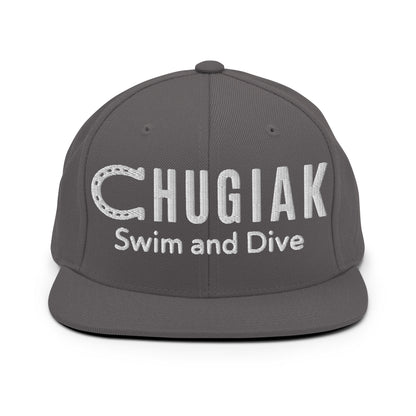 Snapback Hat | Chugiak Mustang Swim & Dive | Crest Logo
