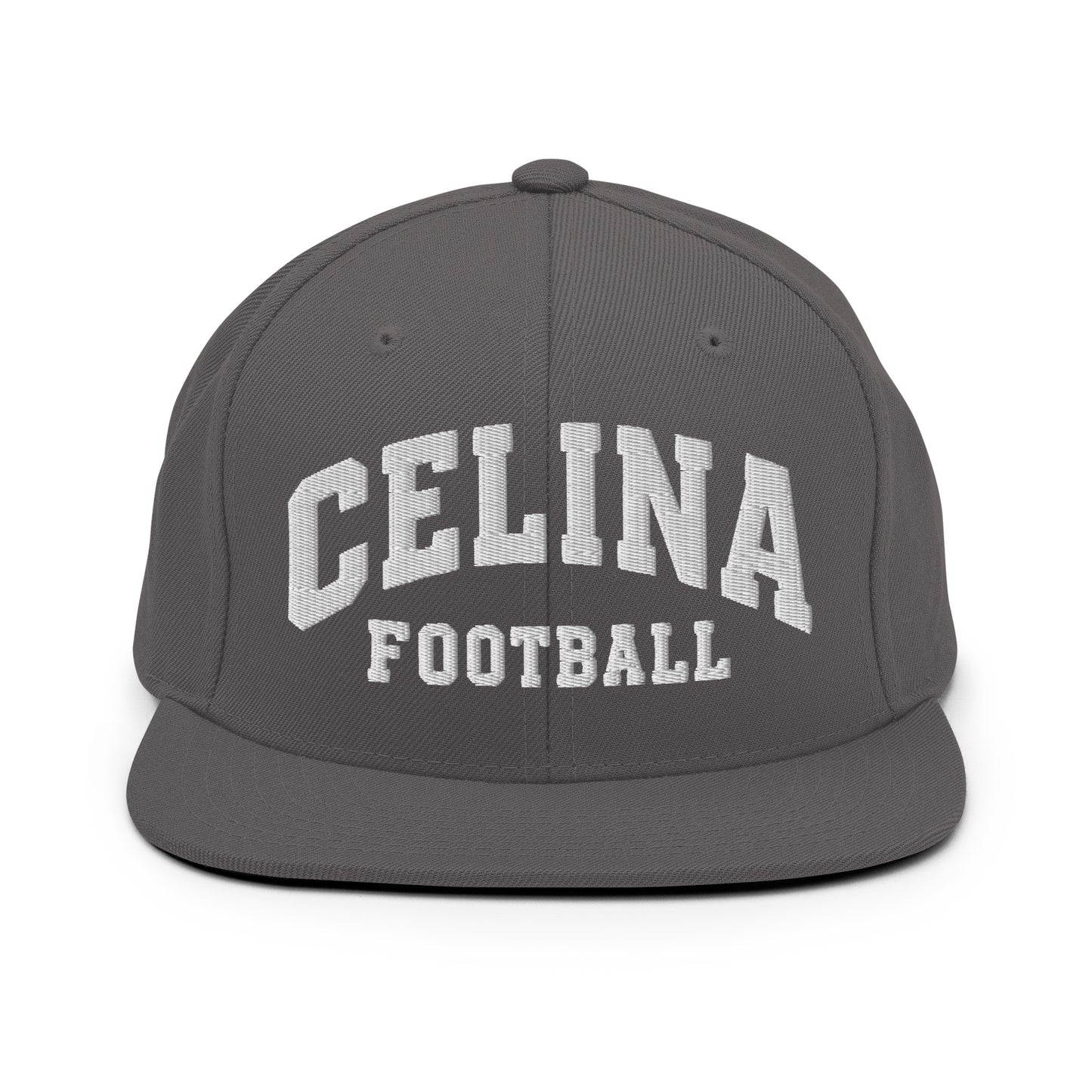 Snapback Hat | Celina Black Football | Emblem Logo