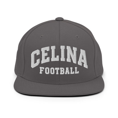 Snapback Hat | Celina Black Football | Emblem Logo