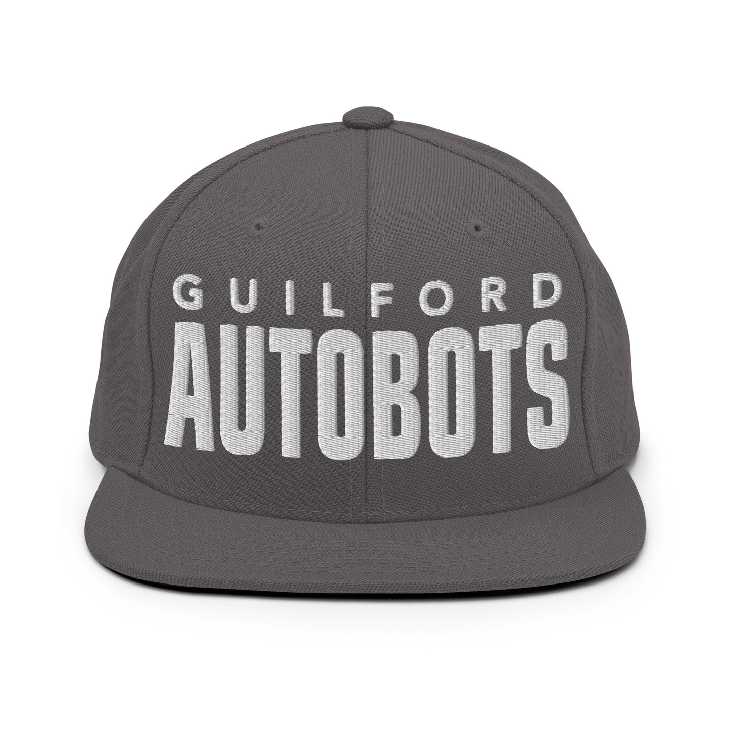 Snapback Hat | Guilford Autobots | Modern Script Logo
