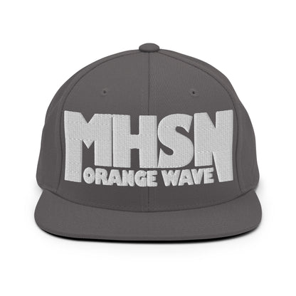 Snapback Hat | Orange Wave Marching Band | Crest (Variant) Logo