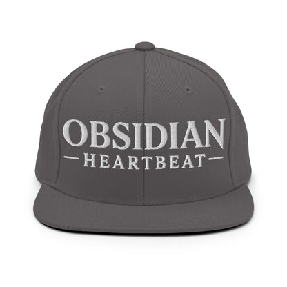 Snapback Hat | Obsidian Heartbeat | Pulse Athletics Logo