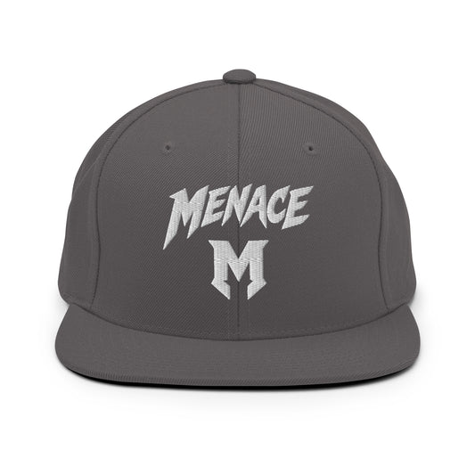 Snapback Hat | Mandan Menace | Crest Logo