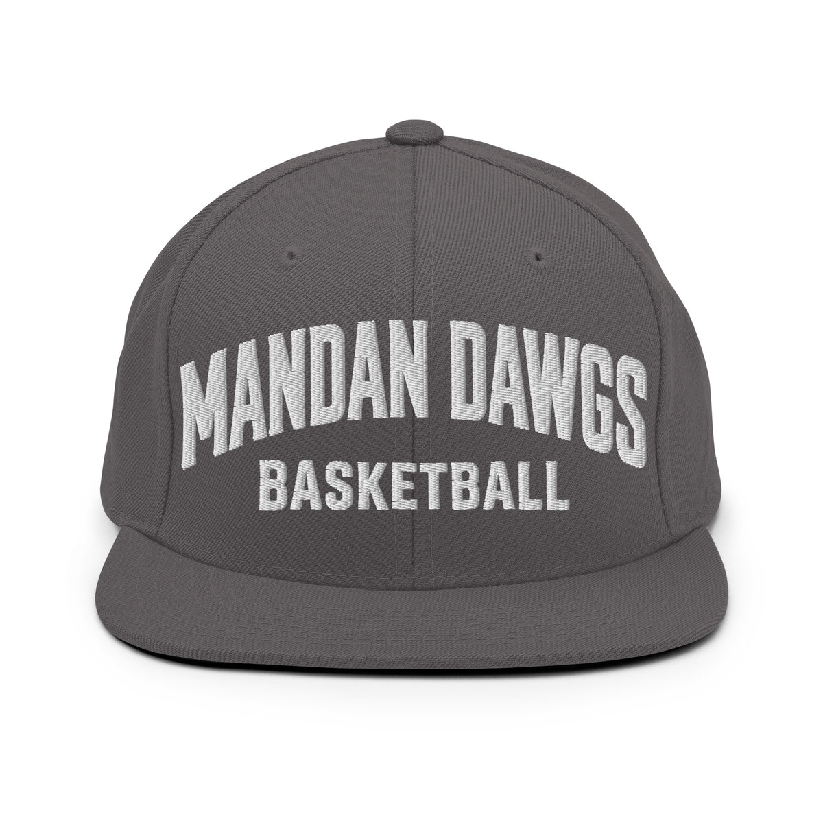 Snapback Hat | Mandan Dawgs Basketball | Crest Logo