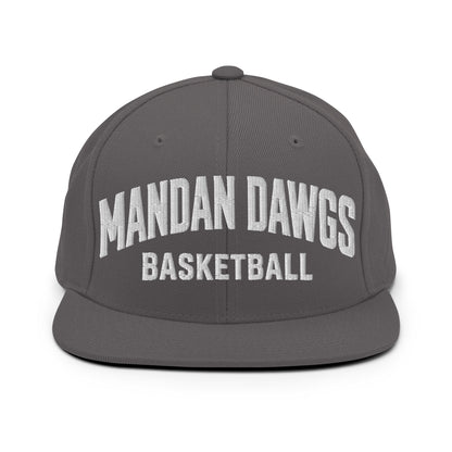 Snapback Hat | Mandan Dawgs Basketball | Crest Logo