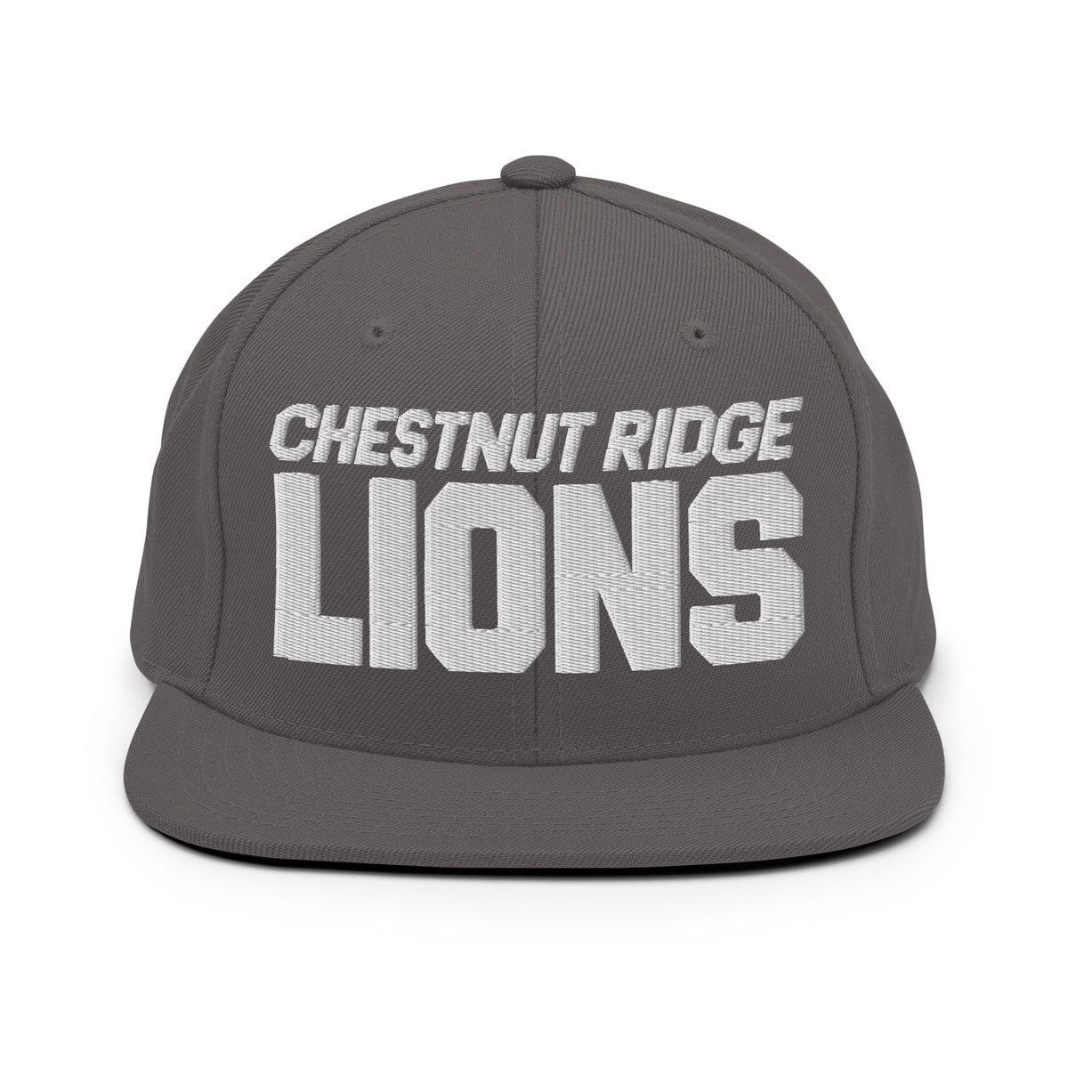 Snapback Hat | Chestnut Ridge Lions Football | Script Logo