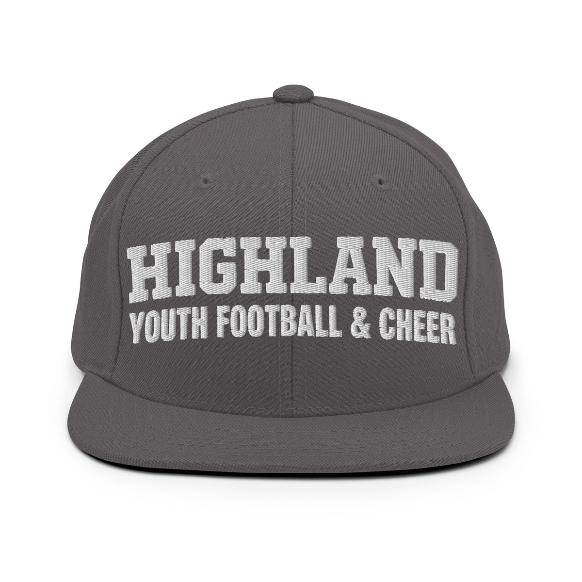 Snapback Hat | Highland youth football and cheer | Emblem Logo