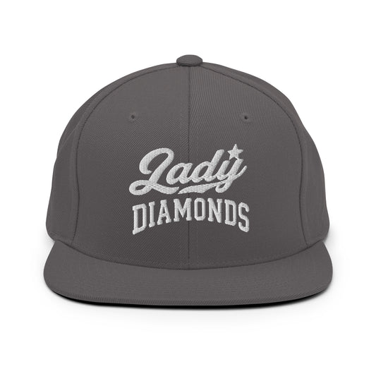 Snapback Hat | Lady Diamonds | Crest Logo