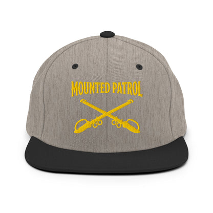 Snapback Hat | Metro Nashville Police Department Horse Mounted Patrol | Sabres Logo