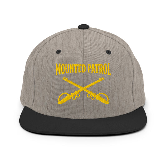 Snapback Hat | Metro Nashville Police Department Horse Mounted Patrol | Sabres Logo