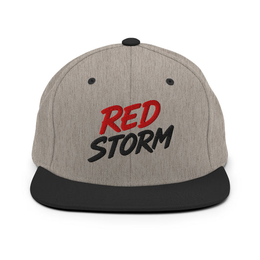 Snapback Hat | Red Storm | Crest Logo