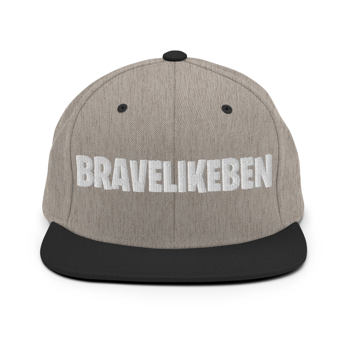 Snapback Hat | Brave Like Ben | Wordmark Logo