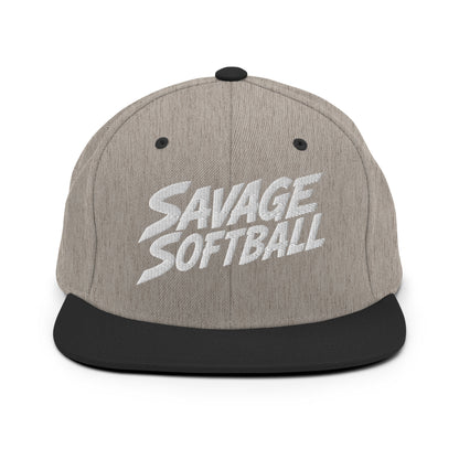 Snapback Hat | Savage Softball | Mascot Logo