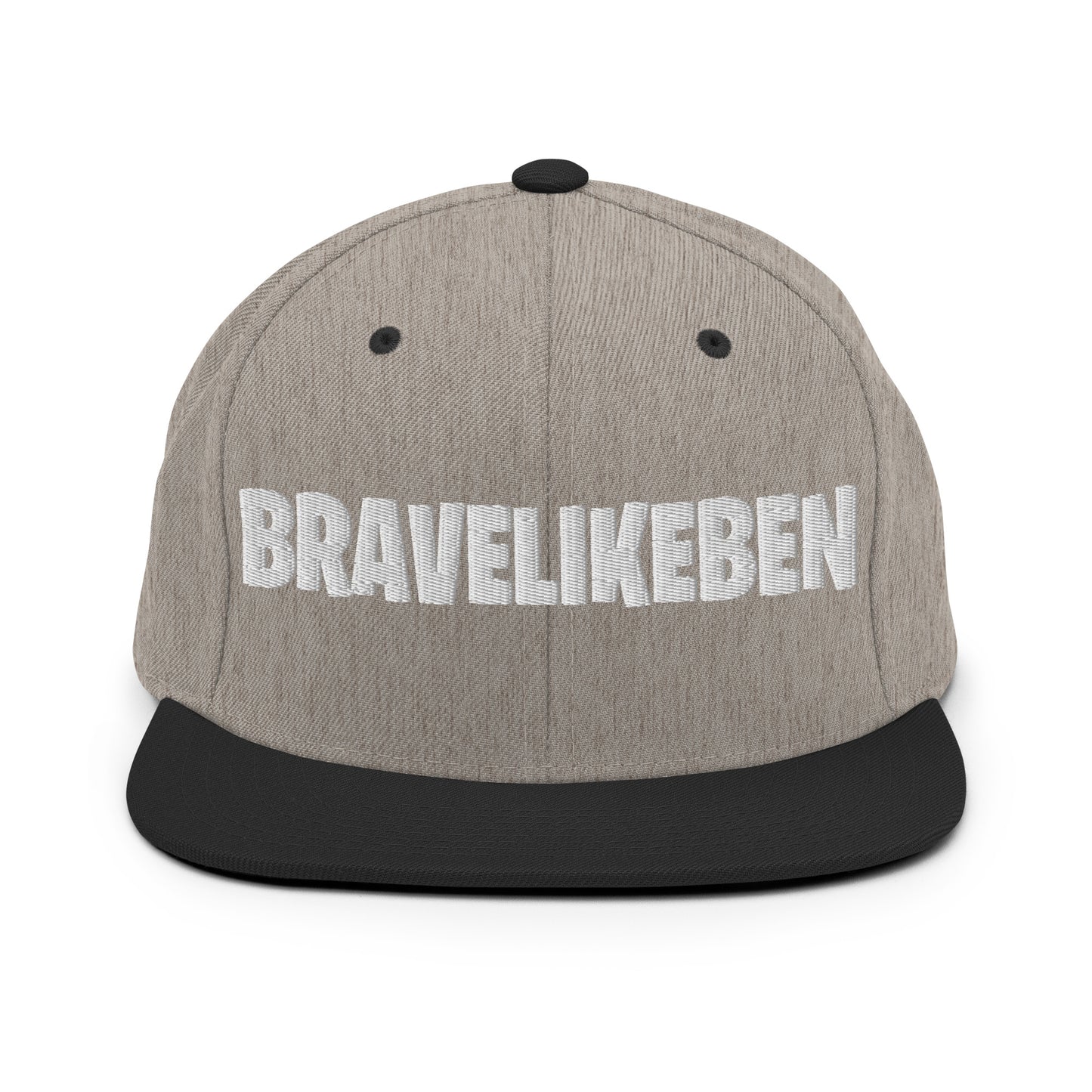 Snapback Hat | Brave Like Ben | Valor Lettering Logo