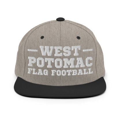 Snapback Hat | West Potomac Flag Football | Script Logo