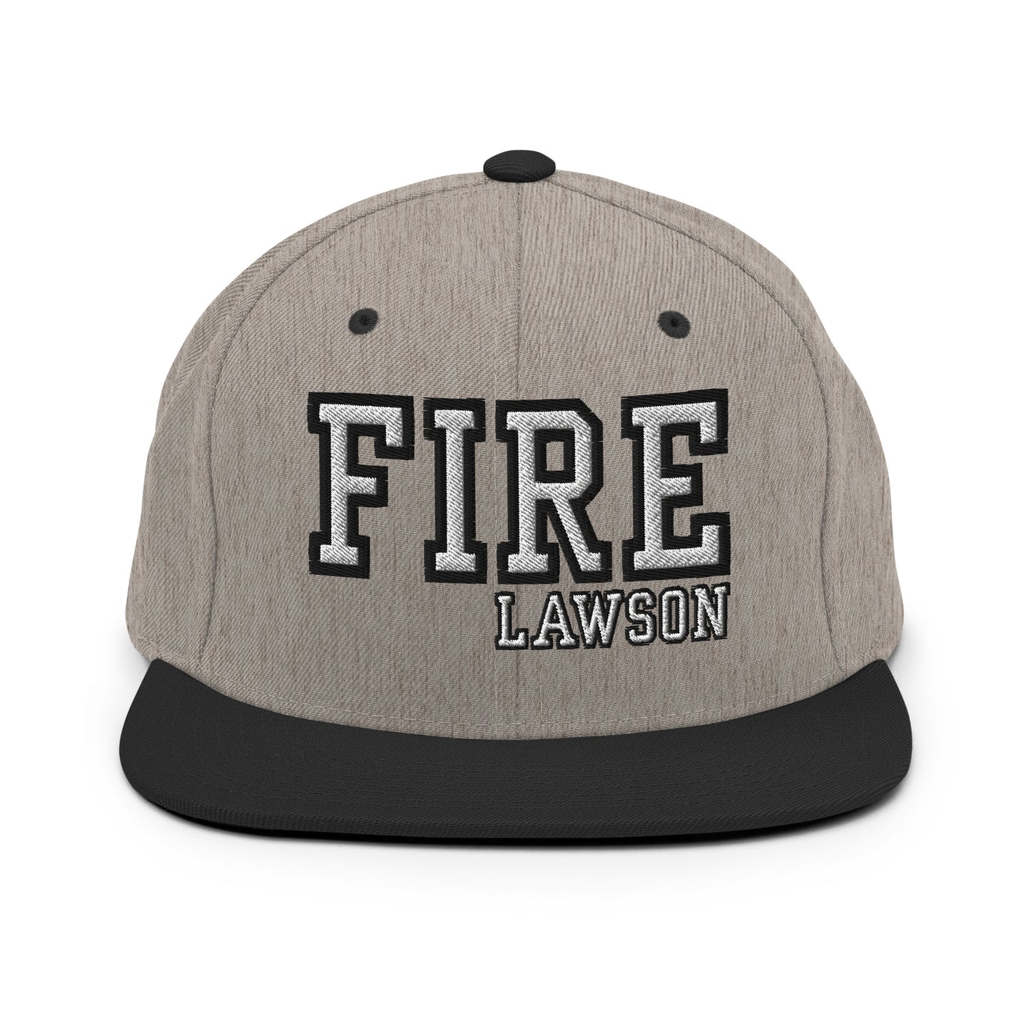 Snapback Hat | Lawson Fire Department | Script Logo