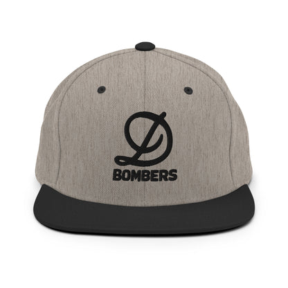 Snapback Hat | Diamond Bombers | Bomber Varsity - Black Logo