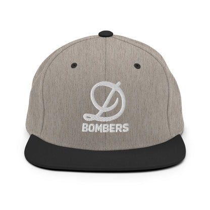 Snapback Hat | Diamond Bombers | Bomber Varsity - White Logo