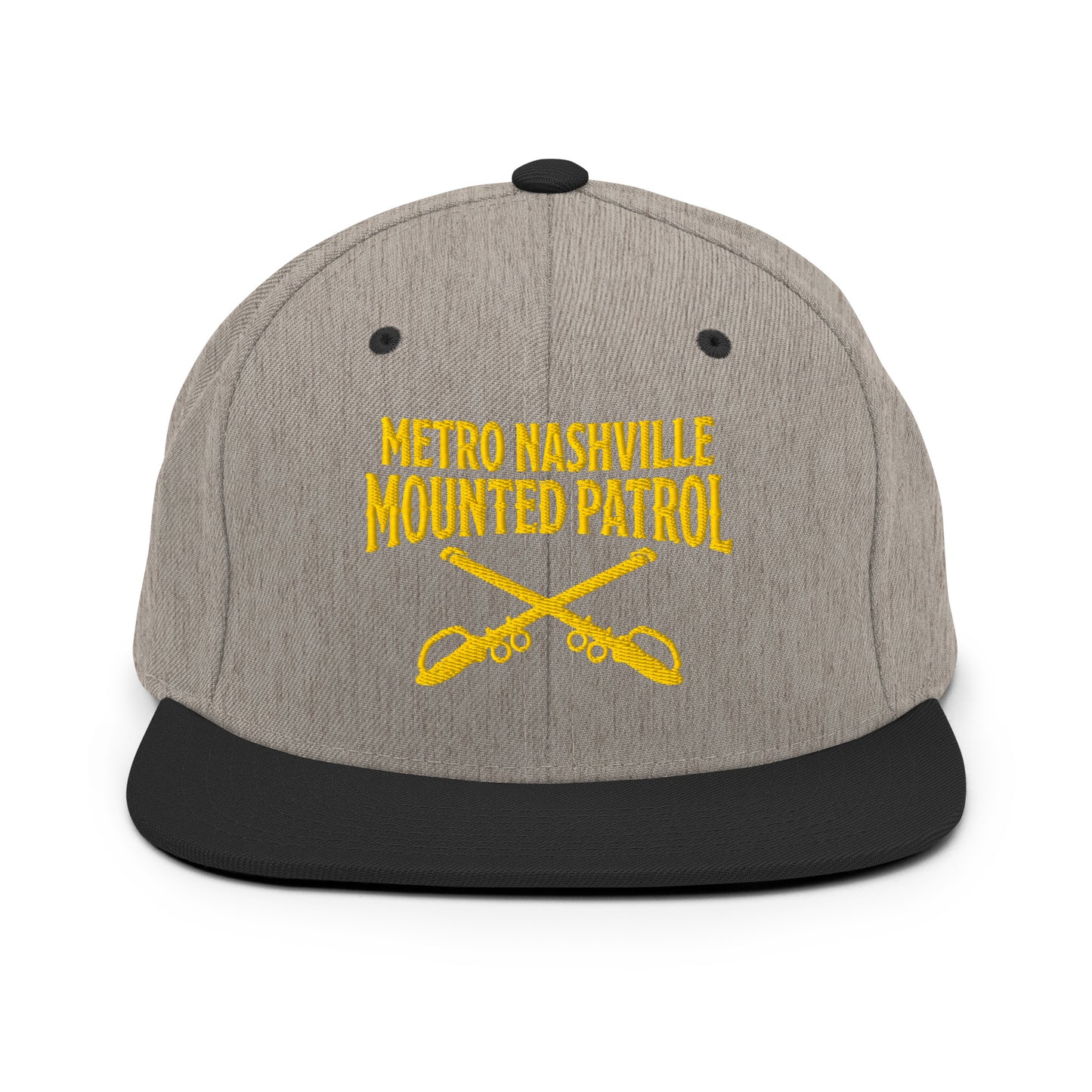Snapback Hat | Metro Nashville Police Department Horse Mounted Patrol | Crest Logo