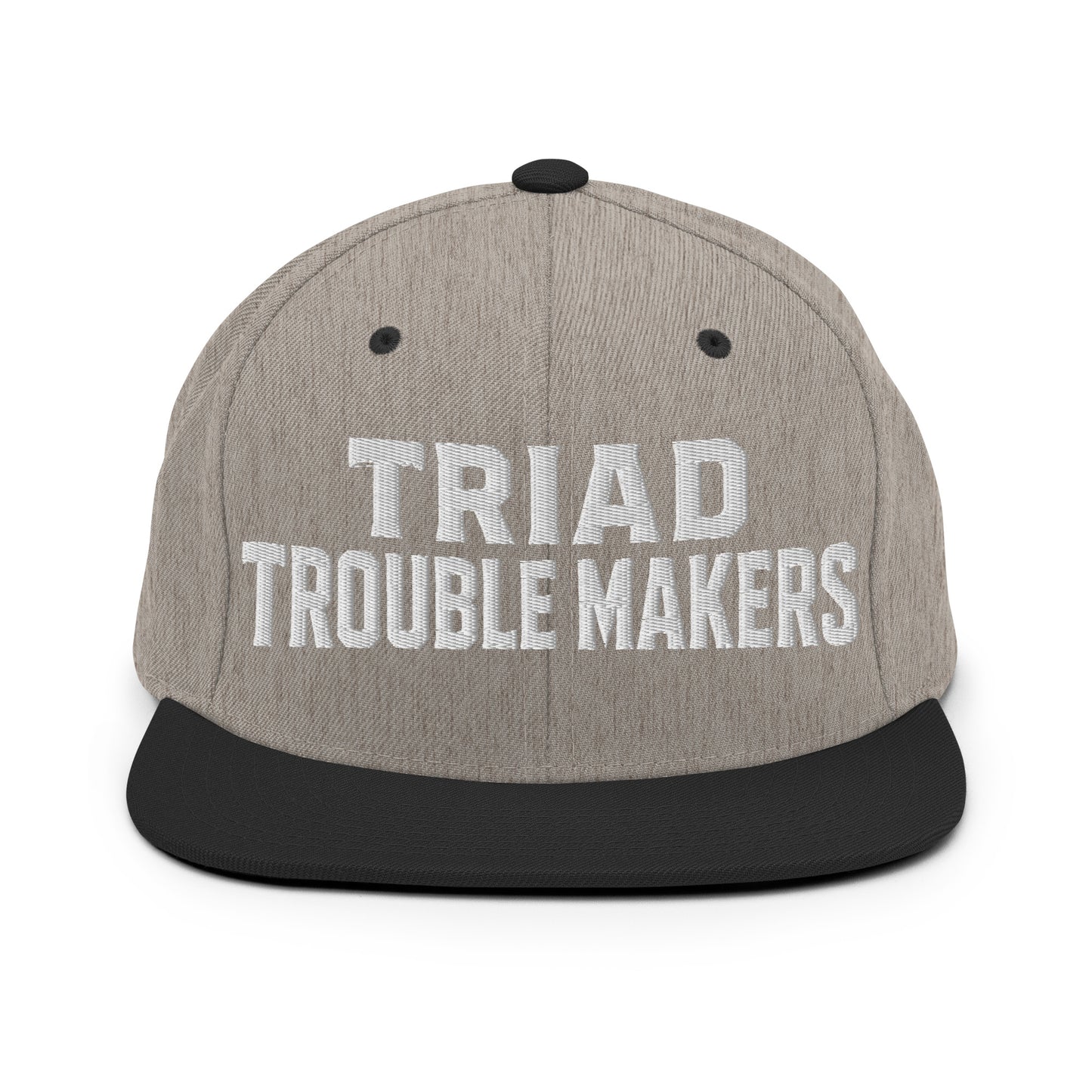 Snapback Hat | Triad Troublemakers | Script Logo