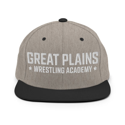 Snapback Hat | Great Plains Wrestling Academy | Script Logo