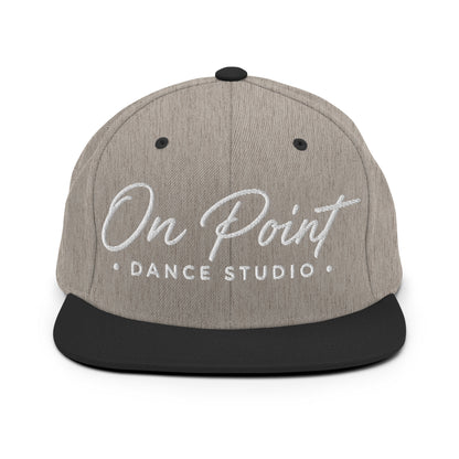 Snapback Hat | On Point Dance Studio | Modern Script Logo