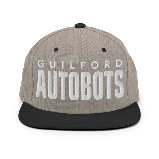 Snapback Hat | Guilford Autobots | Modern Script Logo