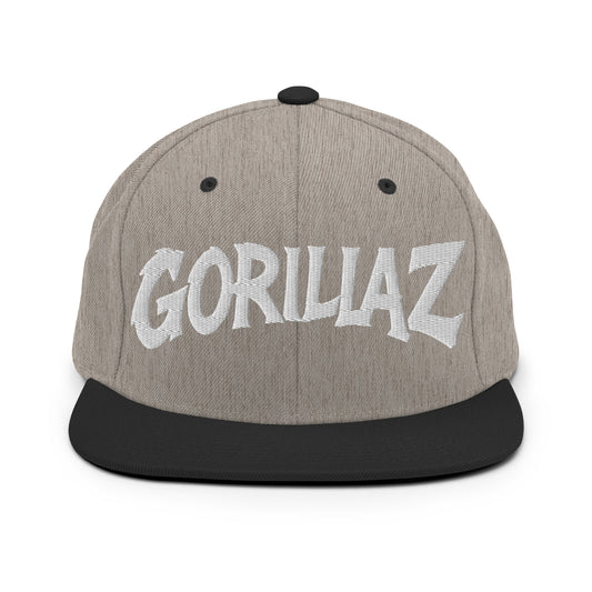 Snapback Hat | Gorillaz | Modern Script Logo