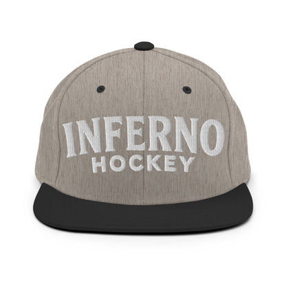 Snapback Hat | Inferno Hockey | Modern Script Logo