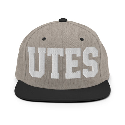 Snapback Hat | Utes Allstar Cheer | Script Logo