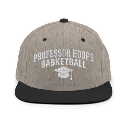 Snapback Hat | Professor Hoops Basketball | Modern Script Logo