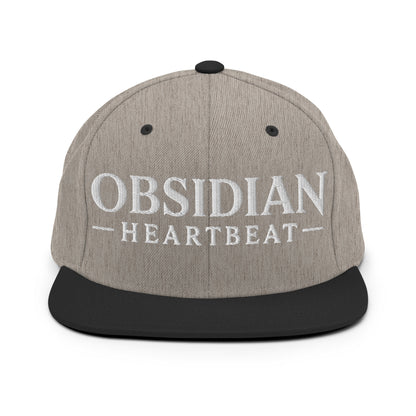 Snapback Hat | Obsidian Heartbeat | Pulse Athletics Logo