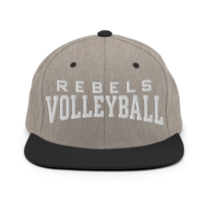 Snapback Hat | Rebels Volleyball Club | Modern Script Logo