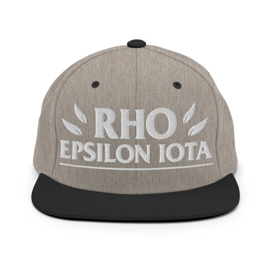 Snapback Hat | Rho | Script Logo