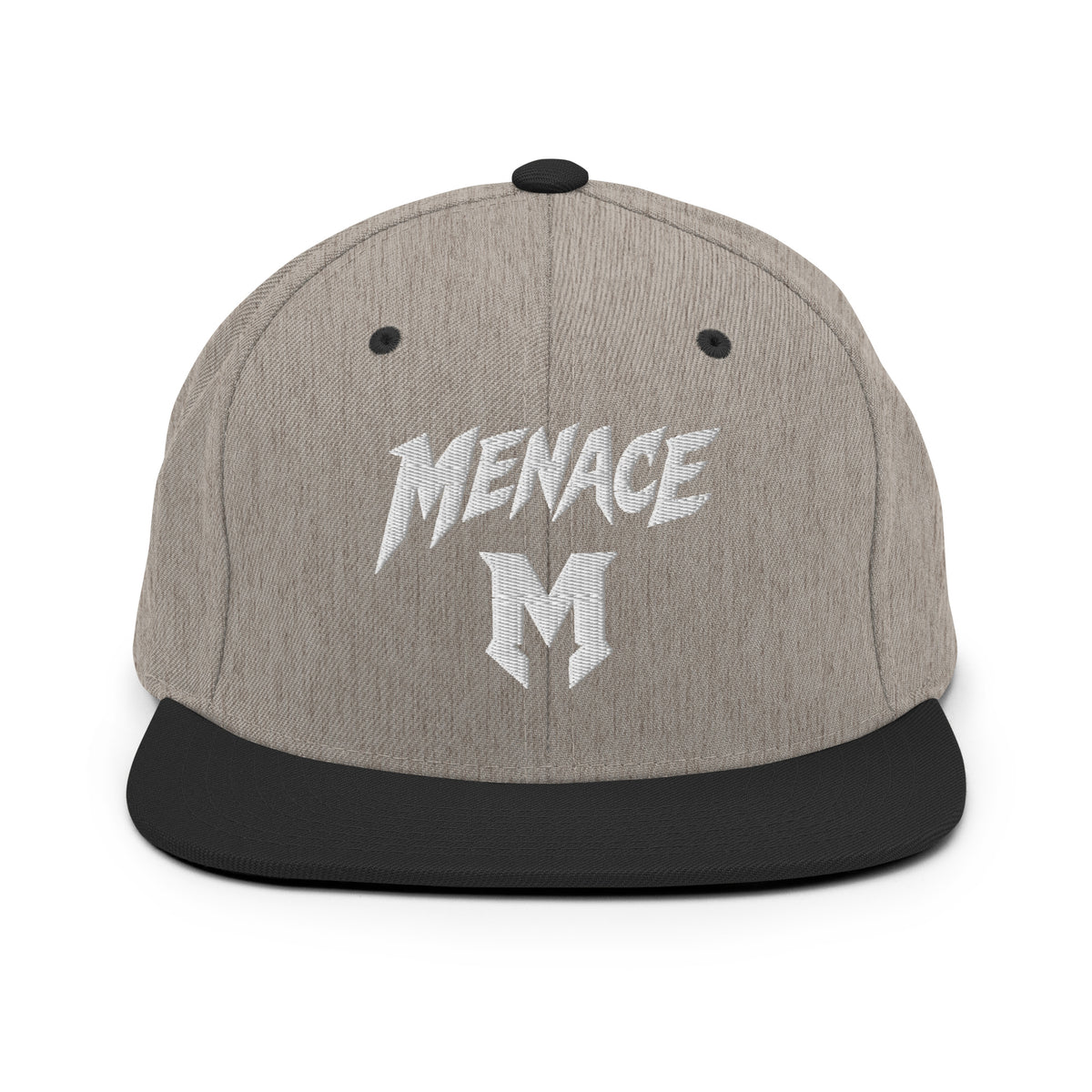 Snapback Hat | Mandan Menace | Crest Logo